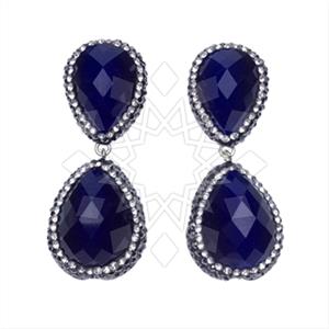 925 Sterling Silver Double Drop Earrings