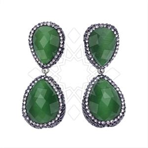 925 Sterling Silver Double Drop Earrings
