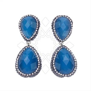 925 Sterling Silver Double Drop Earrings