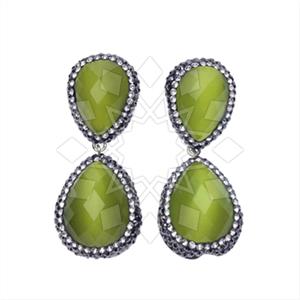 925 Sterling Silver Double Drop Earrings