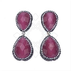 925 Sterling Silver Double Drop Earrings