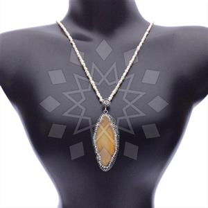 Fashion Gem and Crystals Beaded Necklace