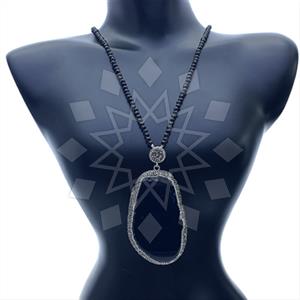 Fashion Gem and Crystals Beaded Necklace