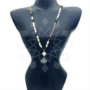 Fashion Gem and Crystals Tassel Necklace
