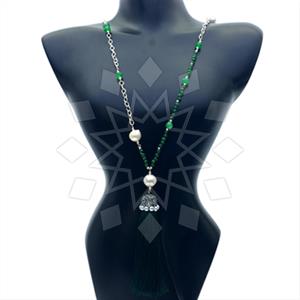 Fashion Gem and Crystals Tassel Necklace