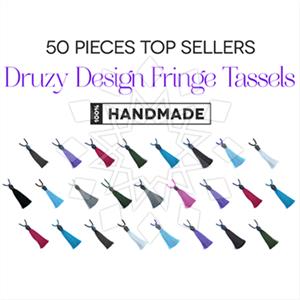 Fashion Gem and Crystals Tassel Necklace