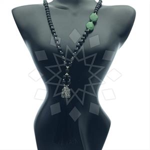 Fashion Gem and Crystals Tassel Necklace