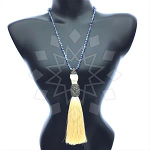 Gemstone and Bead Gem and Crystals Beaded Necklace