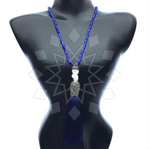 Gemstone and Bead Gem and Crystals Beaded Necklace