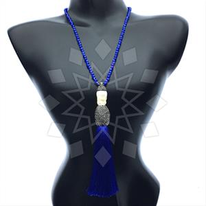 Gemstone and Bead Gem and Crystals Beaded Necklace