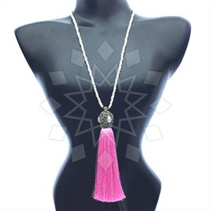 Gemstone and Bead Gem and Crystals Beaded Necklace