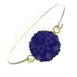 925 Sterling Silver Gem and Crystals Beaded Bracelet