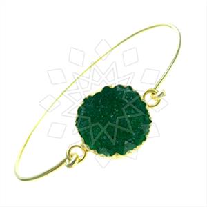 925 Sterling Silver Gem and Crystals Beaded Bracelet