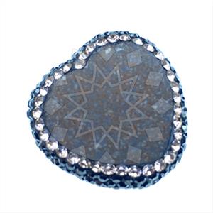 925 Sterling Silver Gem and Crystals Gemstone Rings