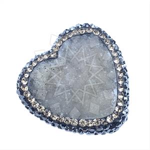 925 Sterling Silver Gem and Crystals Gemstone Rings