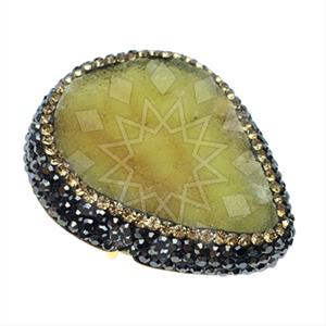 925 Sterling Silver Gem and Crystals Gemstone Rings