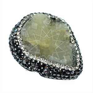 925 Sterling Silver Gem and Crystals Gemstone Rings
