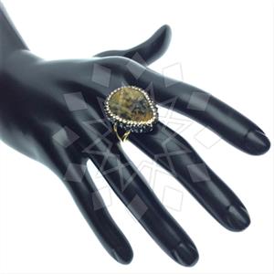 925 Sterling Silver Gem and Crystals Gemstone Rings