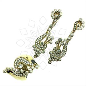 Turkish Silver Ethnic Design  Ring Earrings Sets