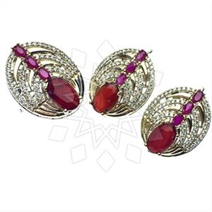Turkish Silver Vintage Design  Ring Earrings Sets