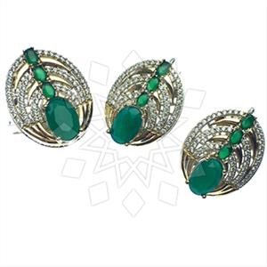Turkish Silver Vintage Design  Ring Earrings Sets