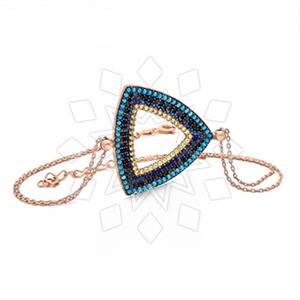 925 Sterling Silver Evil Eye Geometric Classic Bracelets