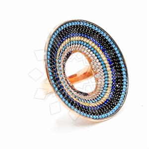 925 Sterling Silver Evil Eye Cocktail Rings