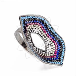 925 Sterling Silver Evil Eye Cocktail Rings