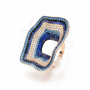 925 Sterling Silver Evil Eye Cocktail Rings