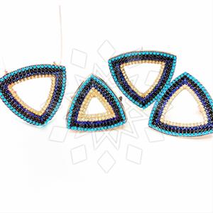 925 Sterling Silver Evil Eye Ring Earring Necklace Sets