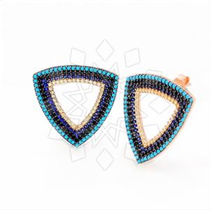 925 Sterling Silver Evil Eye Statement Earring