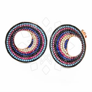 925 Sterling Silver Evil Eye Statement Earring