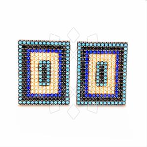 925 Sterling Silver Evil Eye Statement Earring
