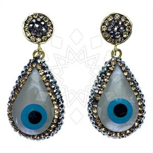 Fashion Evil Eye Single Drop Earrings