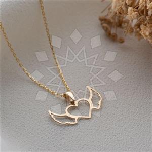 Fashion Angel and Wings Heart and Love Pendant Necklace