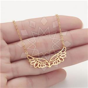 Fashion Angel and Wings Pendant Necklace
