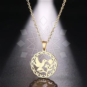 Fashion Animal Flower Pendant Necklace