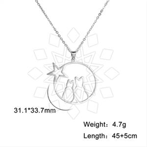 Fashion Animal Moon and Stars Classic Pendant