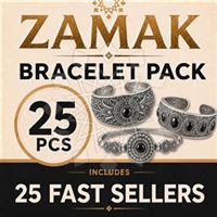 Fashion Zamak Bracelet Pack 25 Pieces