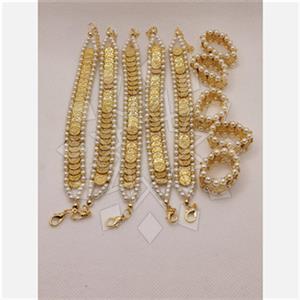 Fashion Beaded  Ring Bracelet Sets Package