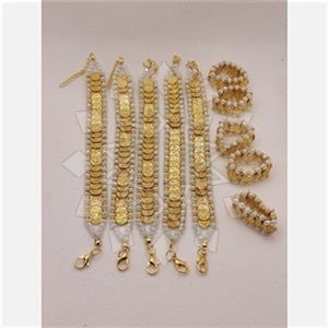 Fashion Beaded  Ring Bracelet Sets Package