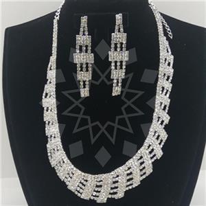 Fashion Bridal Wedding Party  Earrings Necklace Sets