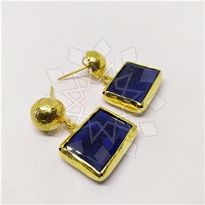 Fashion Classic Turkish Gemstone  Double Drop Earrings