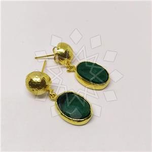 Fashion Classic Turkish Gemstone  Single Drop Earrings