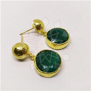 Fashion Classic Turkish Gemstone  Single Drop Earrings