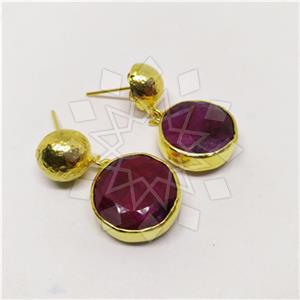 Fashion Classic Turkish Gemstone  Single Drop Earrings