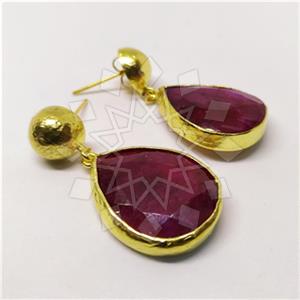 Fashion Classic Turkish Gemstone  Single Drop Earrings