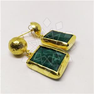Fashion Classic Turkish Gemstone  Single Drop Earrings
