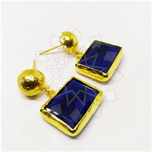 Fashion Classic Turkish Gemstone  Single Drop Earrings