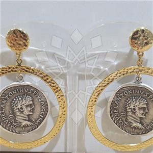 Fashion Coin Statement Earring